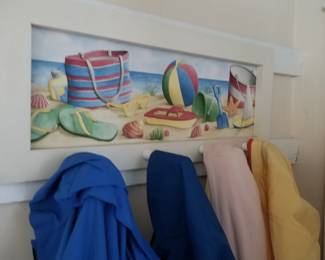 Beachy coat rack