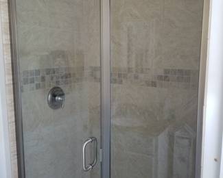 Glass shower doors