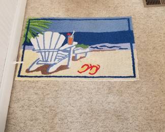 Beachy rug
