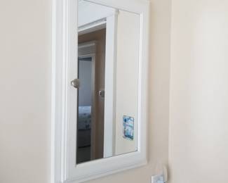 Mirrored medicine cabinet