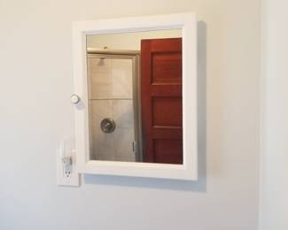 Mirrored medicine cabinet