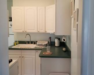 Crisp white kitchen - two available. Perfect for a condo or small apartment
