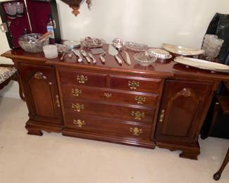 Lexington cherry sideboard with plenty of storage