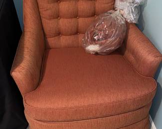 1 of 2 upholstered side chairs 