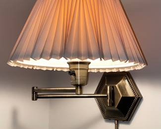 1 of 2 wall sconce lighting fixtures 