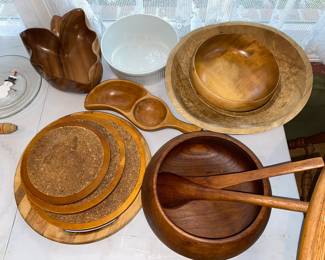 Wooden ware and Danish style sale bowl