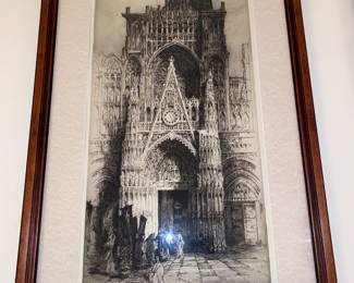 Rouen and Chartres Cathedral prints by Andrew F. Affleck