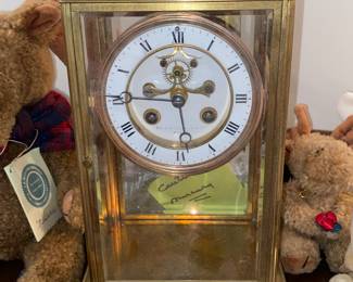 Antique Shreve Crump & Low mercury pendulum clock -Boston 