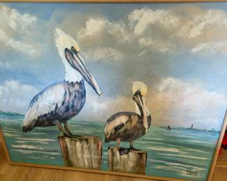 Hand Signed Oil painting