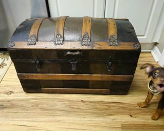 Antique Ornate Trunk
