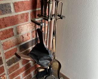 . . . bellow and fireplace tools