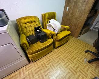 . . . retro accent chairs