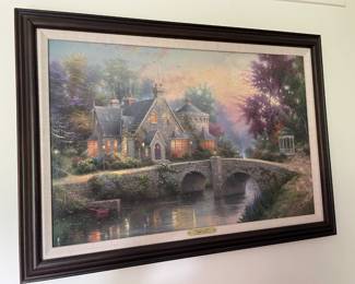 . . . Thomas Kincaid signed print