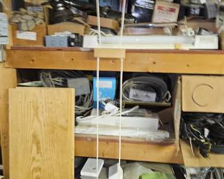 Shelves full of hardware