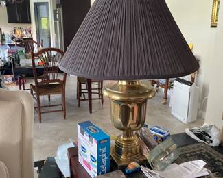 . . . brass lamp