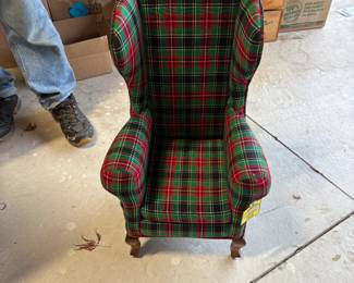. . . rare Santa Bear chair!