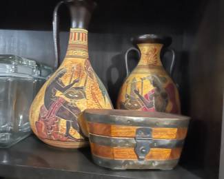 . . . Egyptian pottery