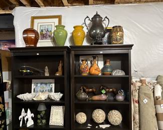 . . . great pieces: Pewabic, Greek, planters, shells, horses, and lots more