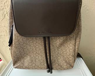 Calvin Klein backpack purse
