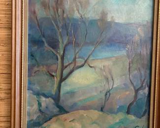 Charles Cagle painting