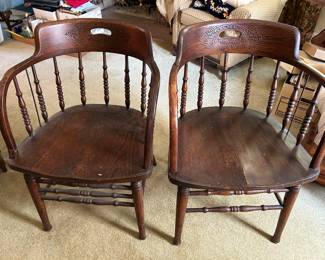 Pair of captain’s chairs