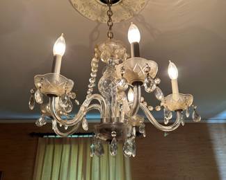 5 light Crystal chandelier