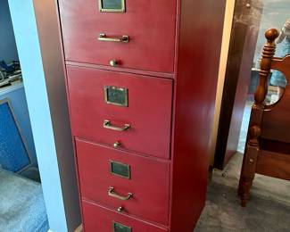 Vintage file cabinet