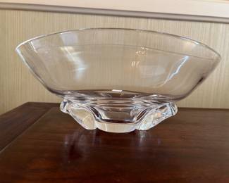 Steuben oval centerpiece bowl