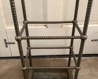 Brass umbrella stand 22”H