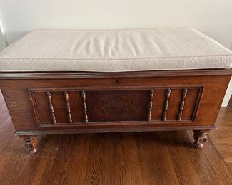 cedar trunk with cushion top 