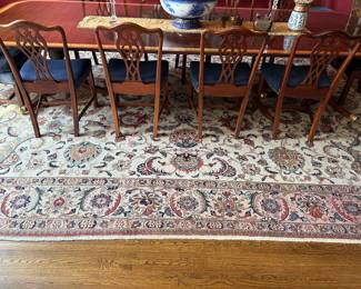 Large Tabriz Dining Room rug - 17'4" x 11'6"