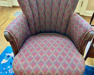 tufted back armchair