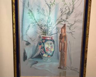 Vantrease still life 23" x 17" in frame