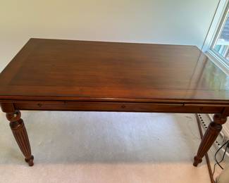 draw leaf table. Both ends extend as needed