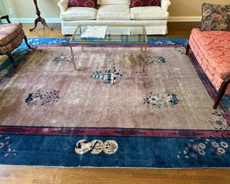 Large Chinese rug - 11'6" x 9'