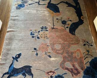 Library rug - possibly cut from a larger rug. 6'9" x 4"