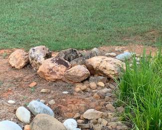 Rocks and Paving stones