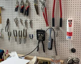 Stop items; tools; hardware