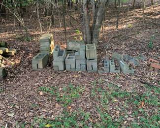 Cinder blocks