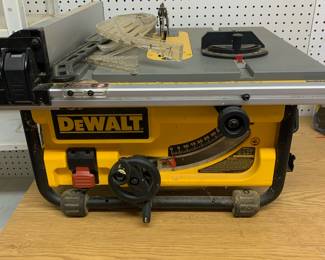 Dewalt portable table saw model #DW745
