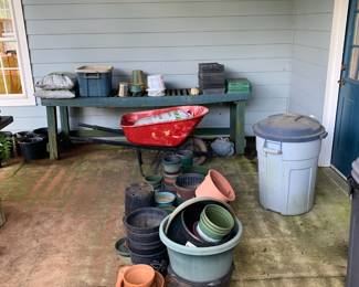 Pots and planting supplies