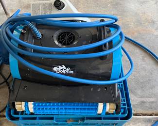 Pre-sell item. Nautilus Dolphin robotic pool vacuum. Priced to sell at 185.00.