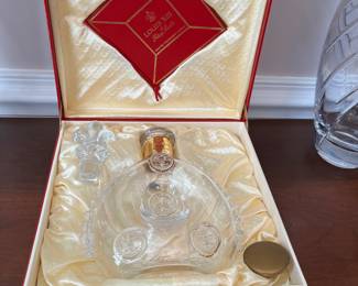 Rare Baccarat Crystal Bottle Louis XIII