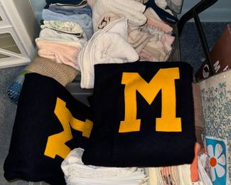 VINTAGE U OF M WOOL BLANKETS