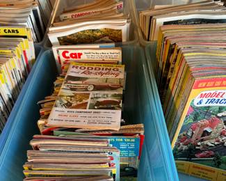 VINTAGE CAR MAGIZINES 