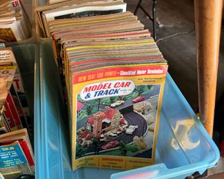 VINTAGE MODEL CAR & TRACK MAGIZINES 