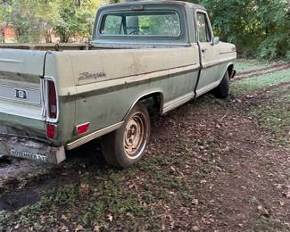 will need towed, front hubs locked up, sat for over 24 years...