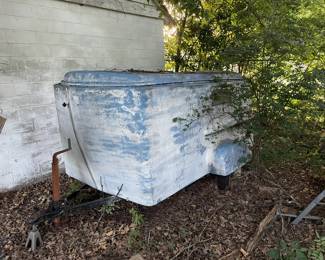 RARE....1961-1963 TRAILORBOAT, MISSING BOAT BUT TRAILER IS HIGHLY SOUGHT AFTER