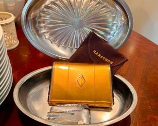 Butlers tray and Vtg. cigarette case 
