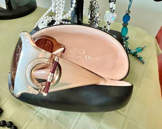 Christian Dior sunglasses w/case - side view 